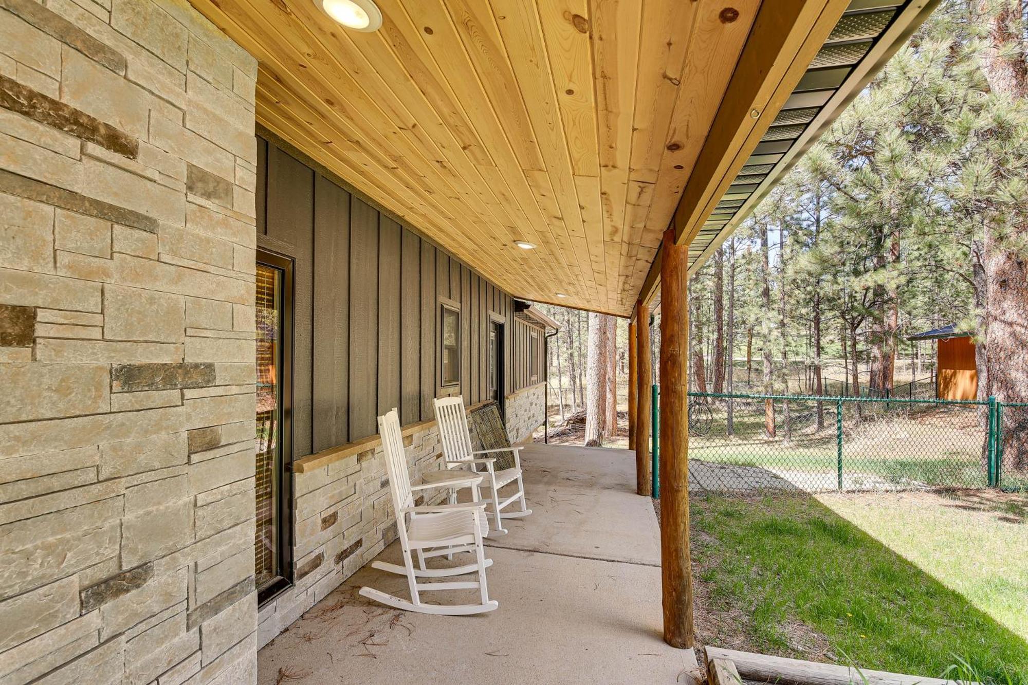 Private Black Hills Home With Corral Horses Welcome Custer Esterno foto