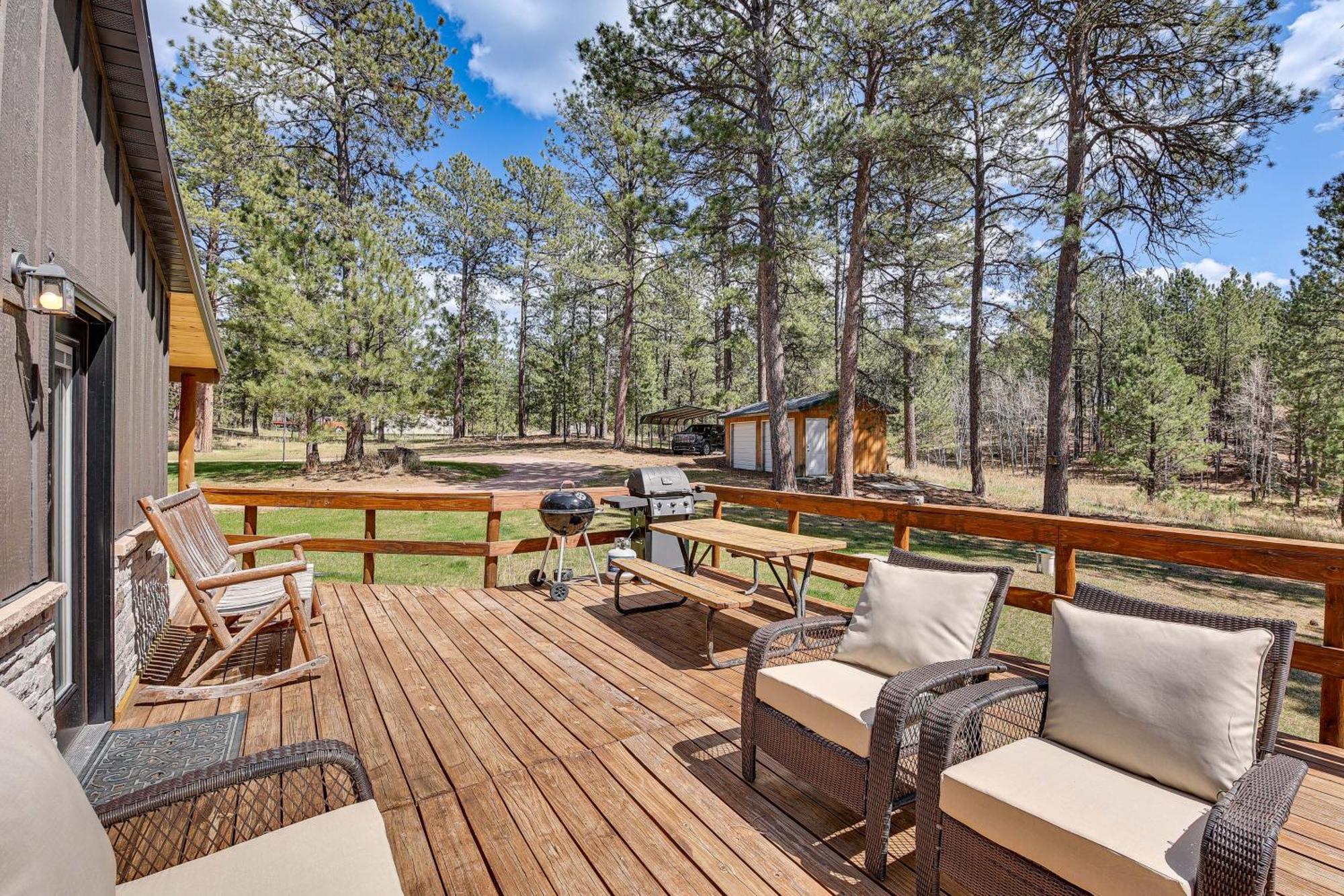 Private Black Hills Home With Corral Horses Welcome Custer Esterno foto