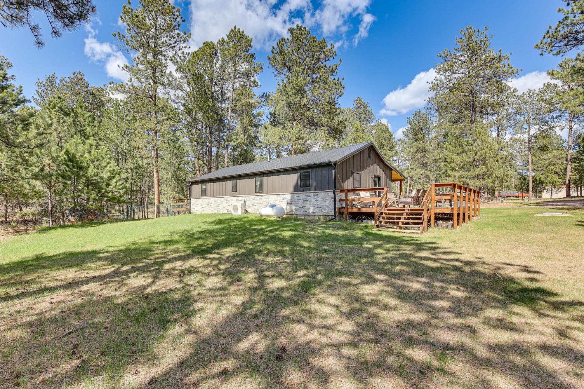 Private Black Hills Home With Corral Horses Welcome Custer Esterno foto