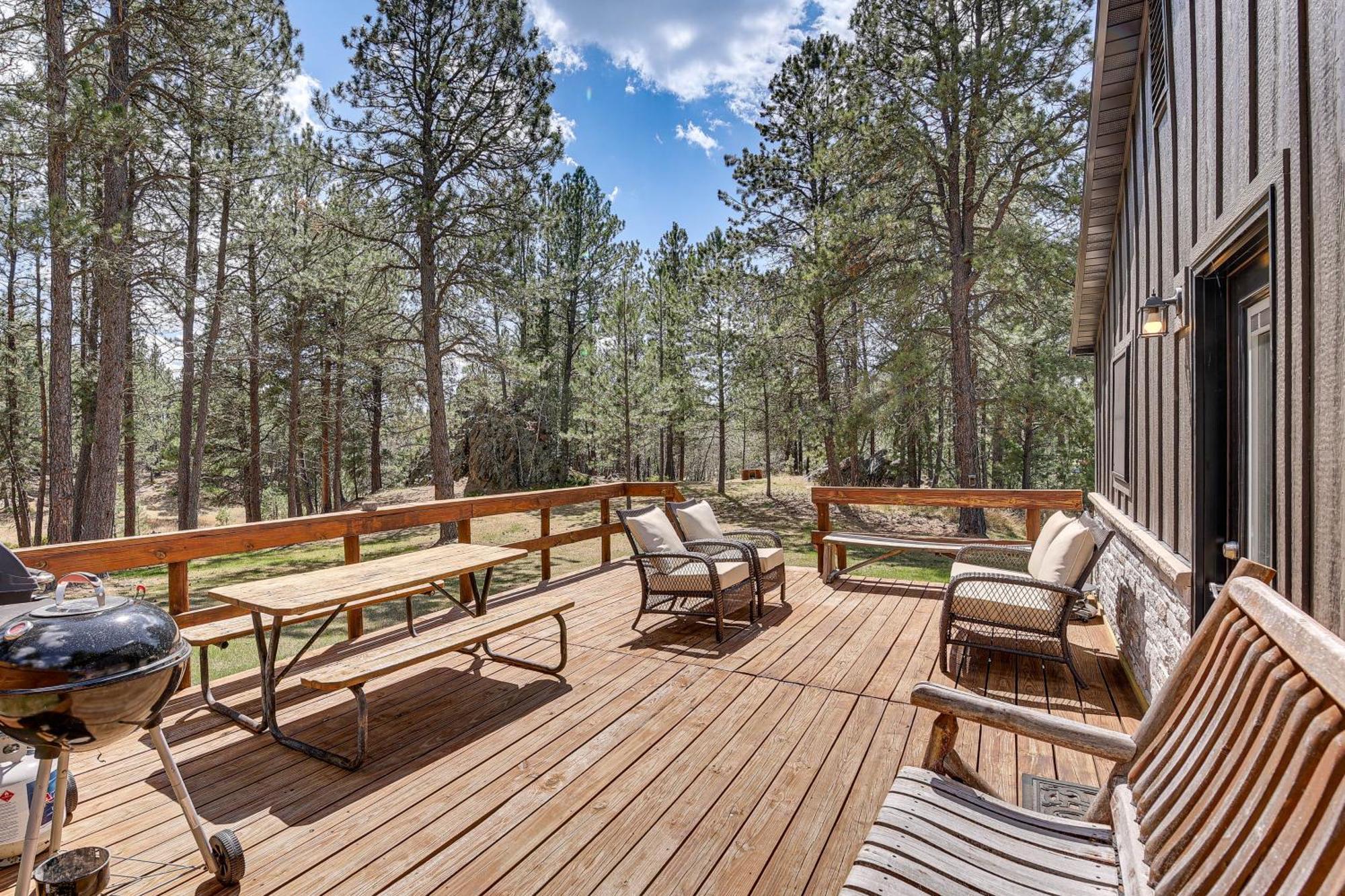 Private Black Hills Home With Corral Horses Welcome Custer Esterno foto
