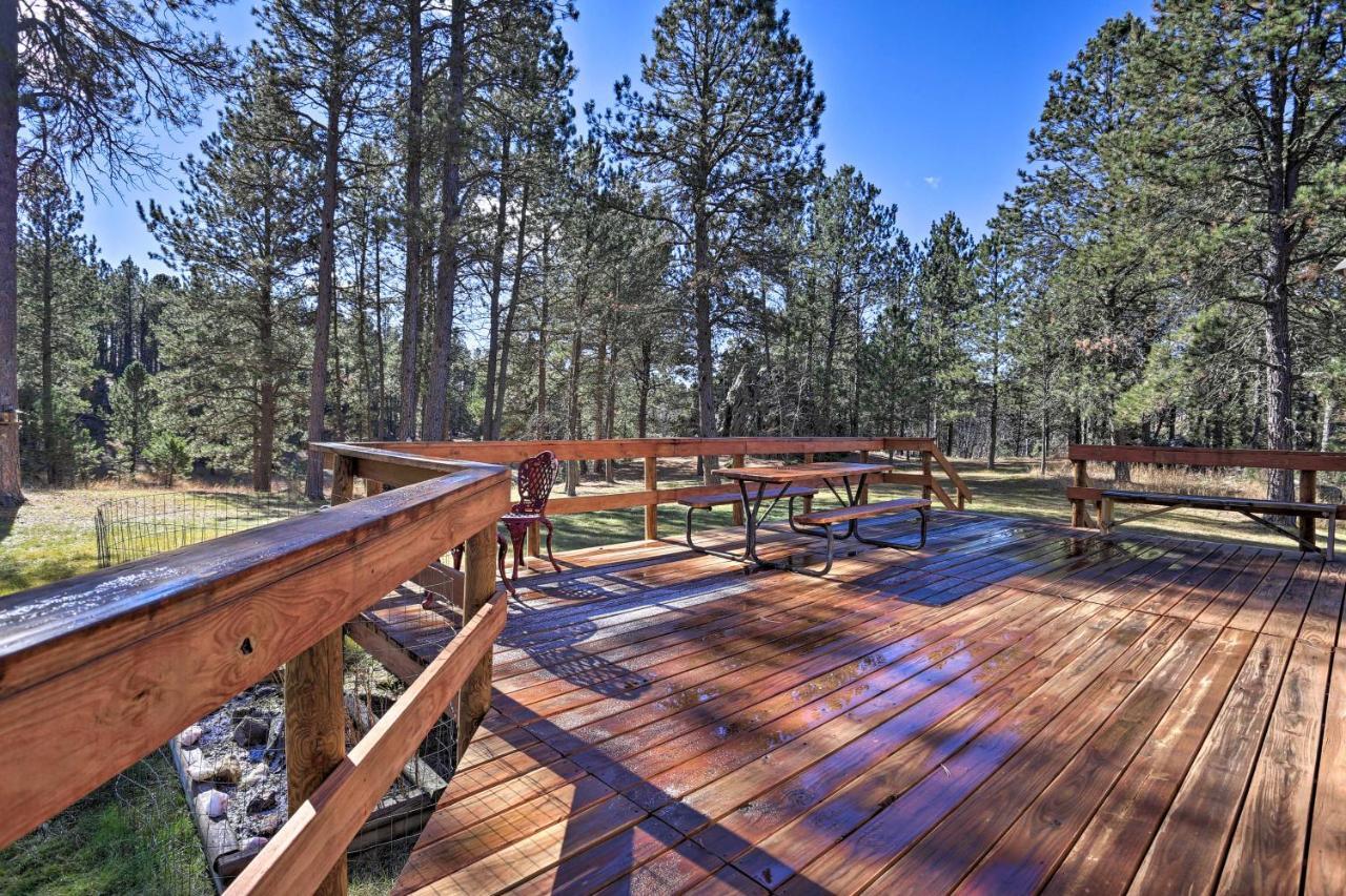 Private Black Hills Home With Corral Horses Welcome Custer Esterno foto